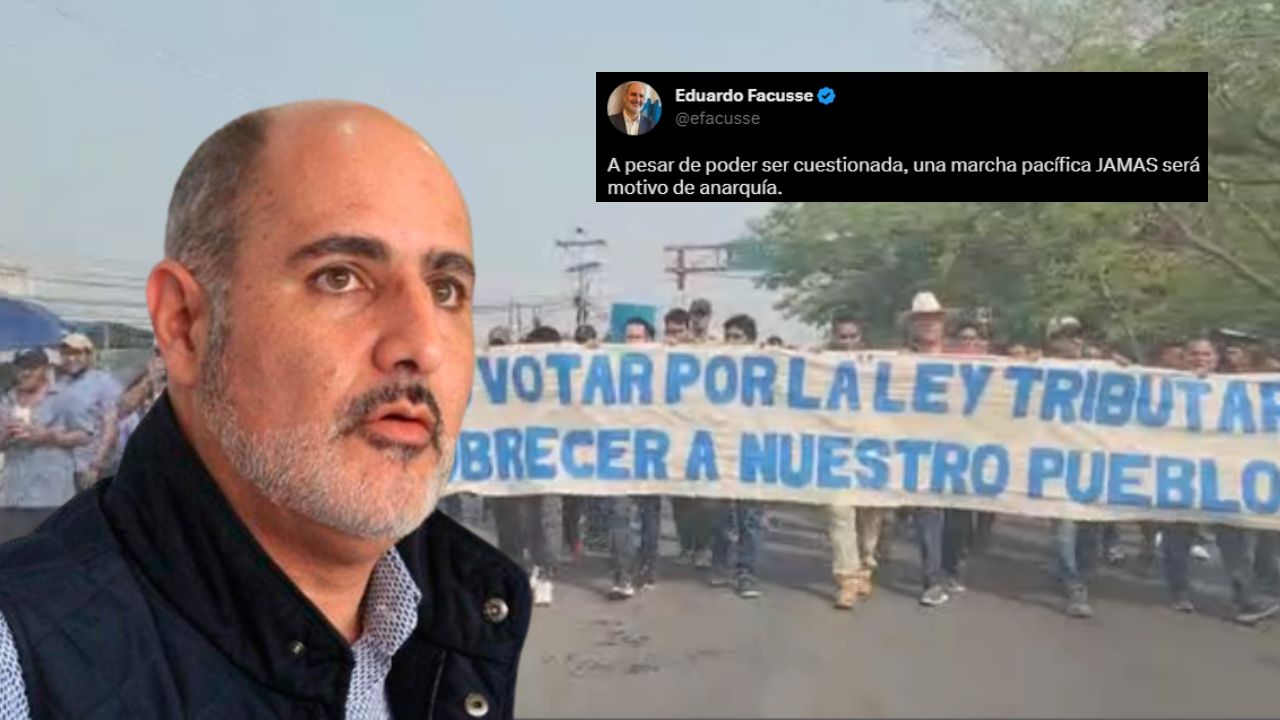 Marchas pacíficas jamás serán anarquía, sostiene Eduardo Facussé