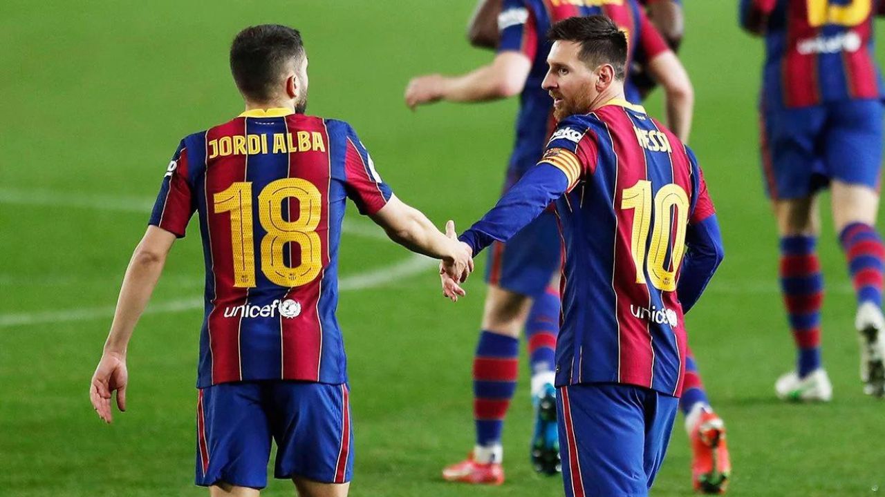Messi, a Jordi Alba: 'Fuiste más que un compañero, un verdadero cómplice en la cancha'