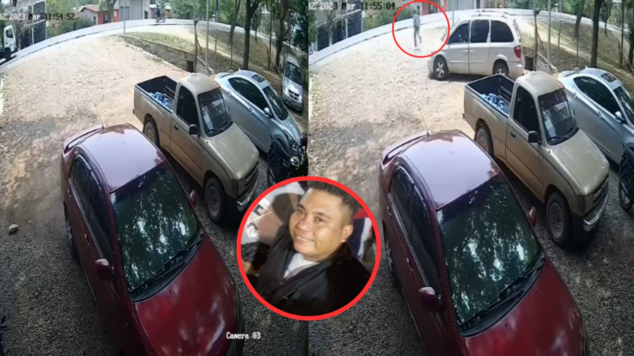Sale a la luz vídeo del asesinato a dueño de restaurante en Comayagua