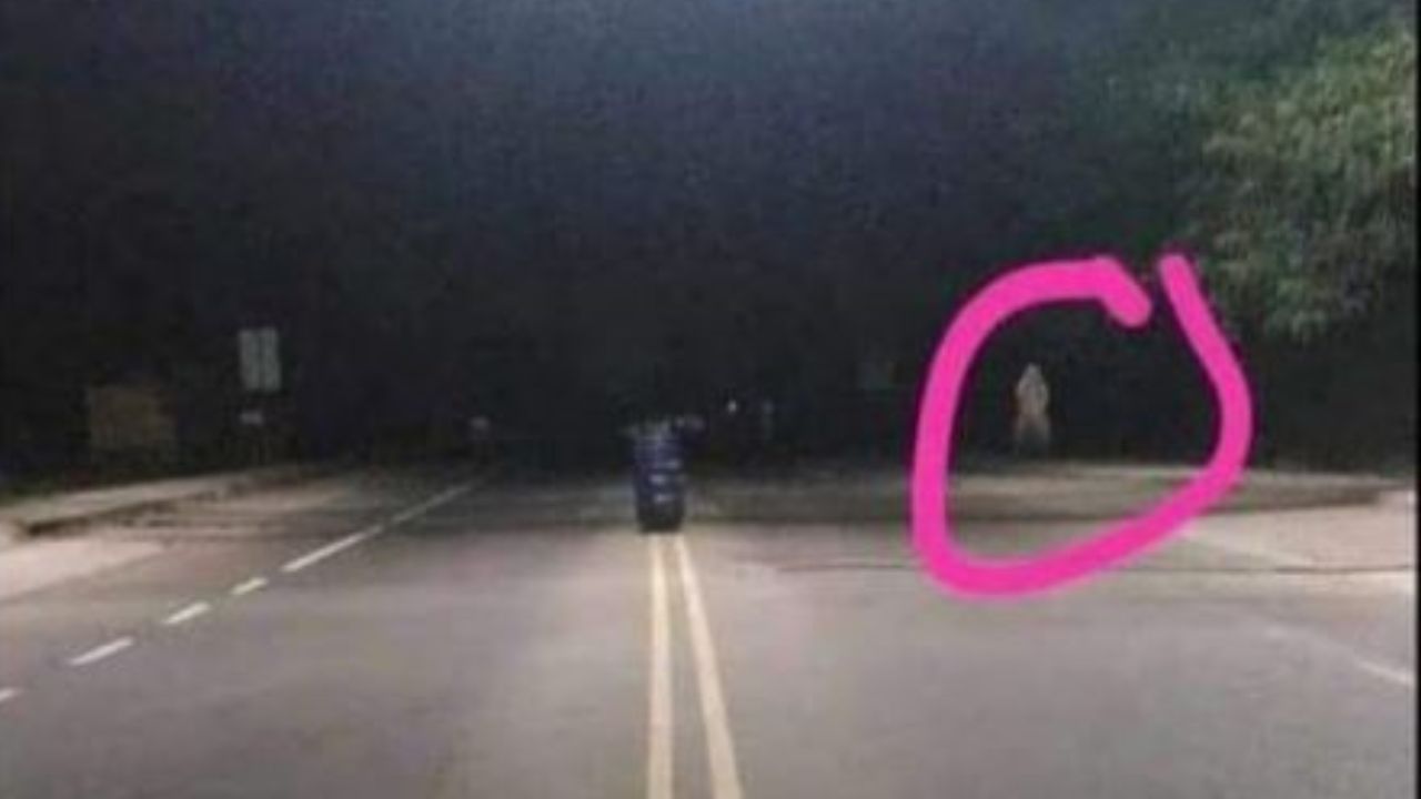 ¿La llorona? Viralizan imagen de mujer con vestido blanco que aparece en Choluteca