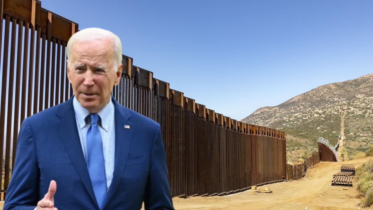 Biden vetará un plan para reanudar el muro con México si llega a su mesa