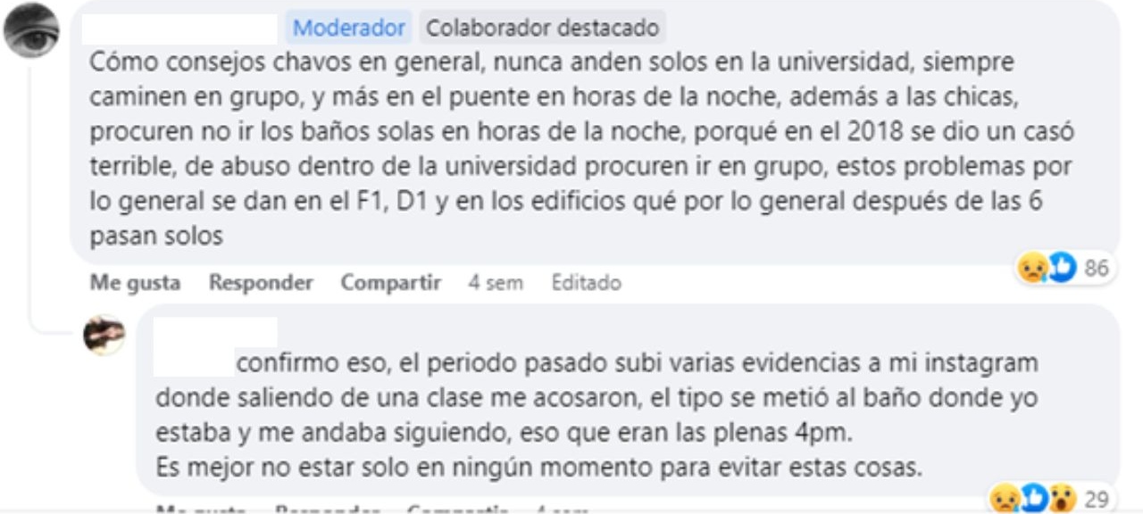 Los estudiante han denunciado la inseguridad dentro de la UNAH desde hace años. Foto: Redes sociales