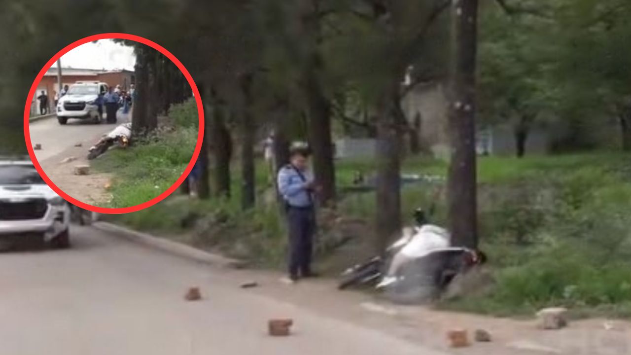 Imagen de Acribillan a motociclista cuando se encontraba tomando un jugo frente a un cementerio