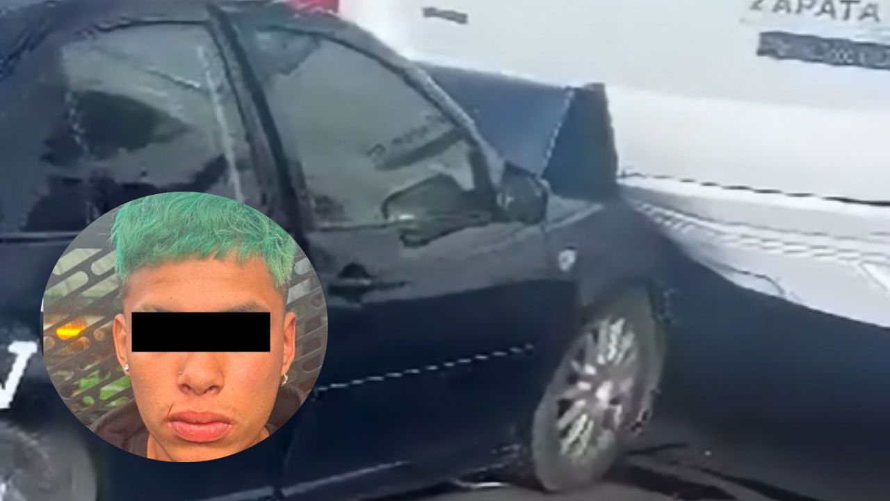 Imagen de Taxista chocó contra otro carro para salvar su vida; dos hombres lo llevaban secuestrado