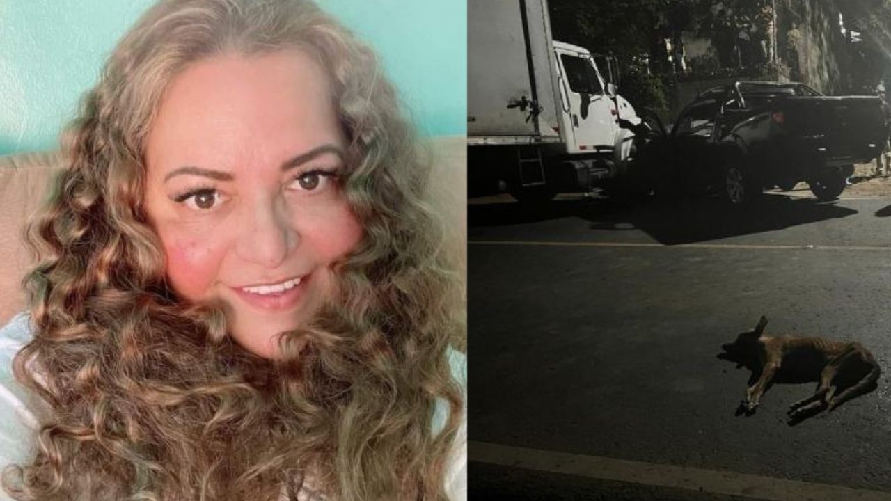 Por esquivar un perro, camión causa accidente y muere enfermera que regresaba de recoger su vestido de novia