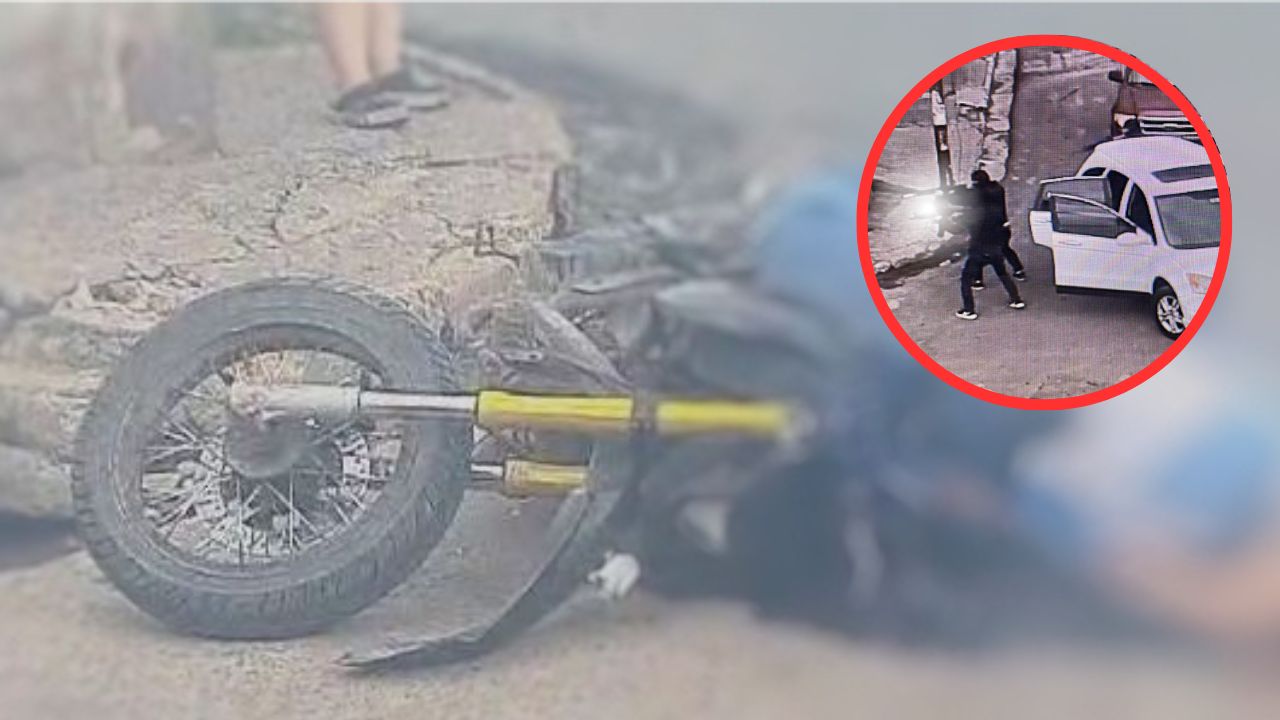 Imagen de Sicarios acribillan a motociclista en plena calle del barrio La Concordia en Tegucigalpa