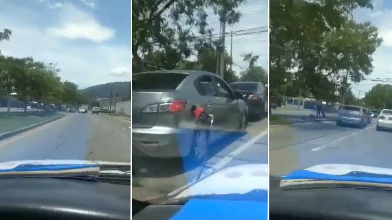 'Ni se fijo ese bárbaro'; hombre arranca manguera de gasolinera sin darse cuenta en SPS