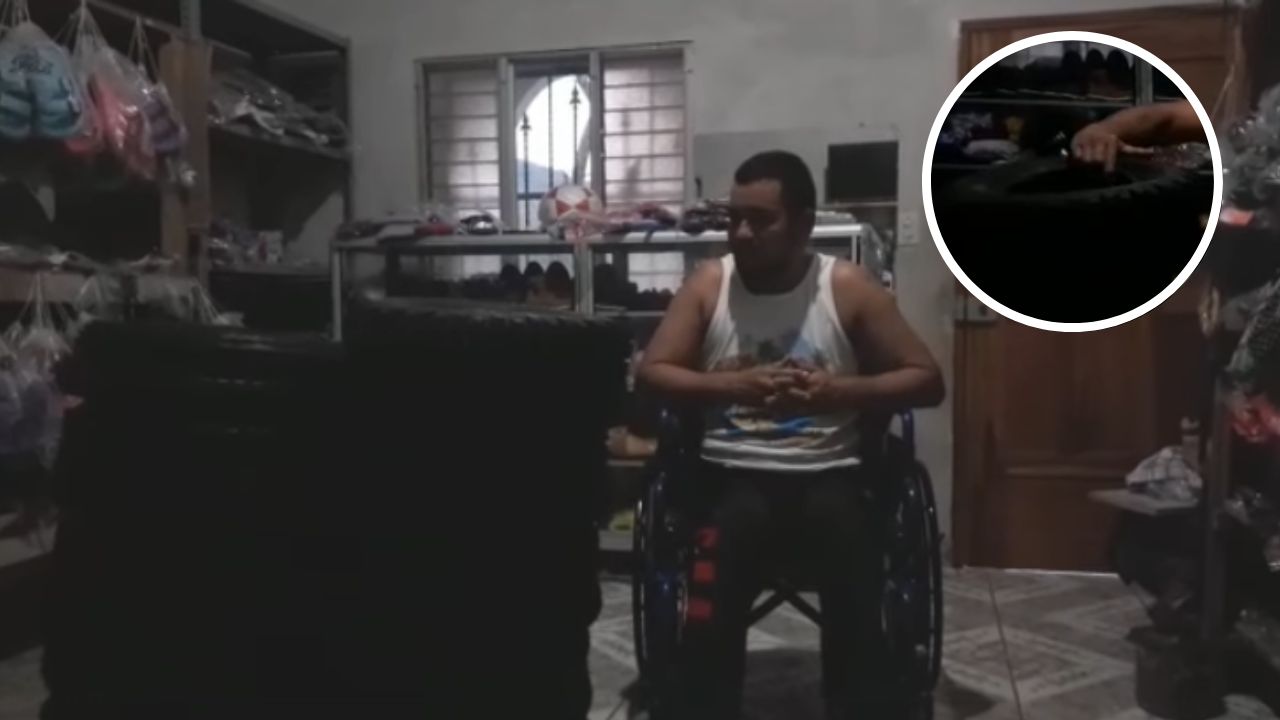 Hondureño que sufrió un accidente en EE. UU. y quedó en silla de ruedas, abrió su negocio en Lempira