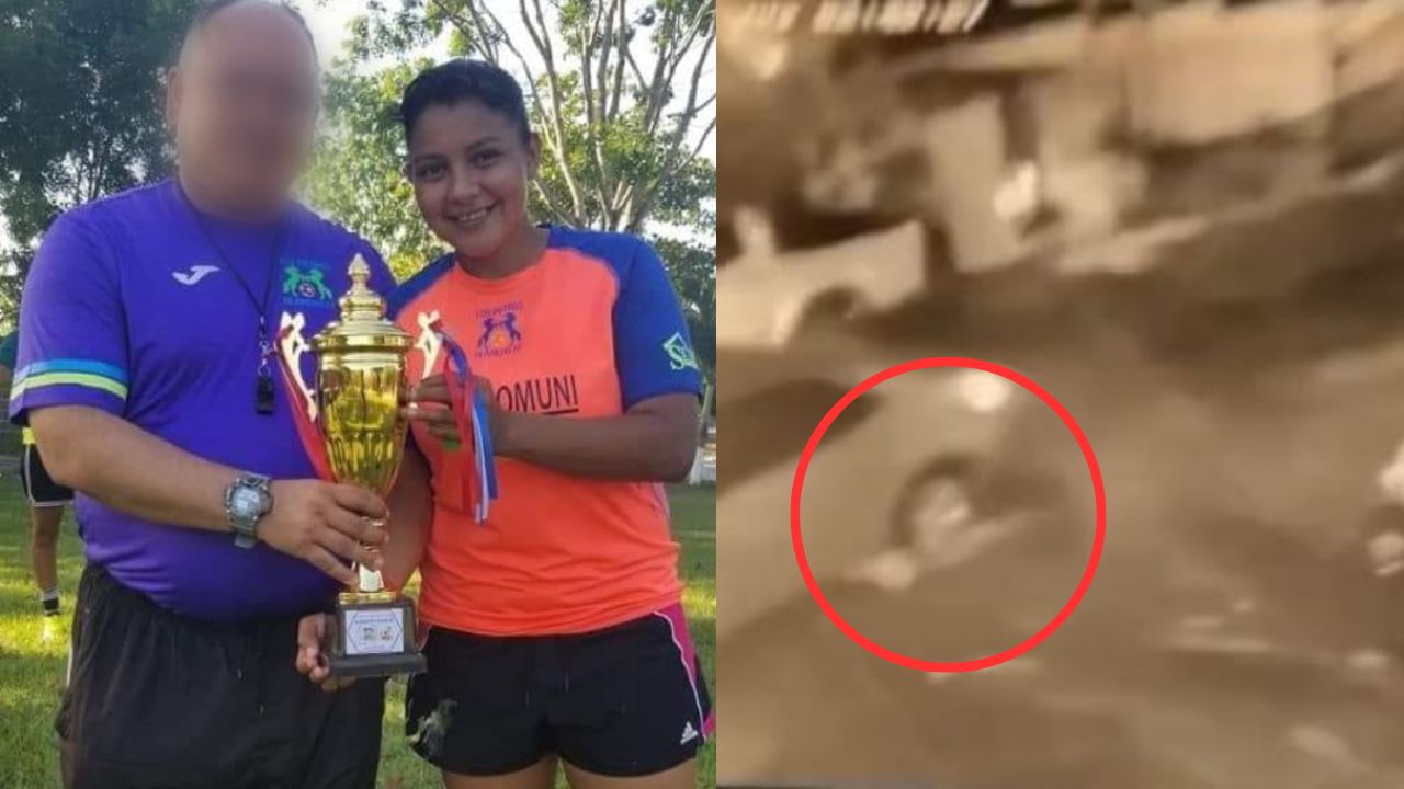 Sale a la luz vídeo de cómo vehículo arrastró a jugadora de Potros de Olancho