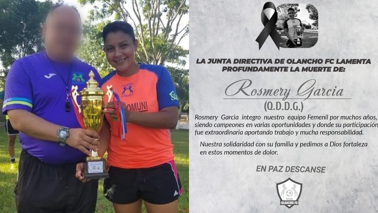 Arrastrada por vehículo muere jugadora del equipo Potros de Olancho