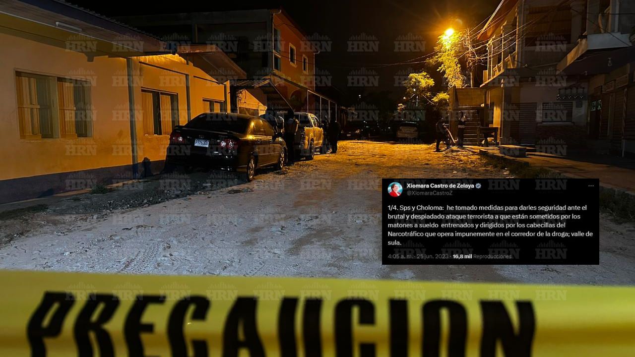 Recompensa por ejecutores de masacre en Choloma, ofrece Xiomara Castro