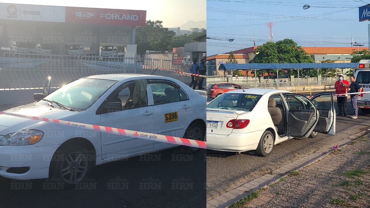 Matan a taxista en Tegucigalpa cuando iniciaba su jornada; llevaba pasajeros a bordo