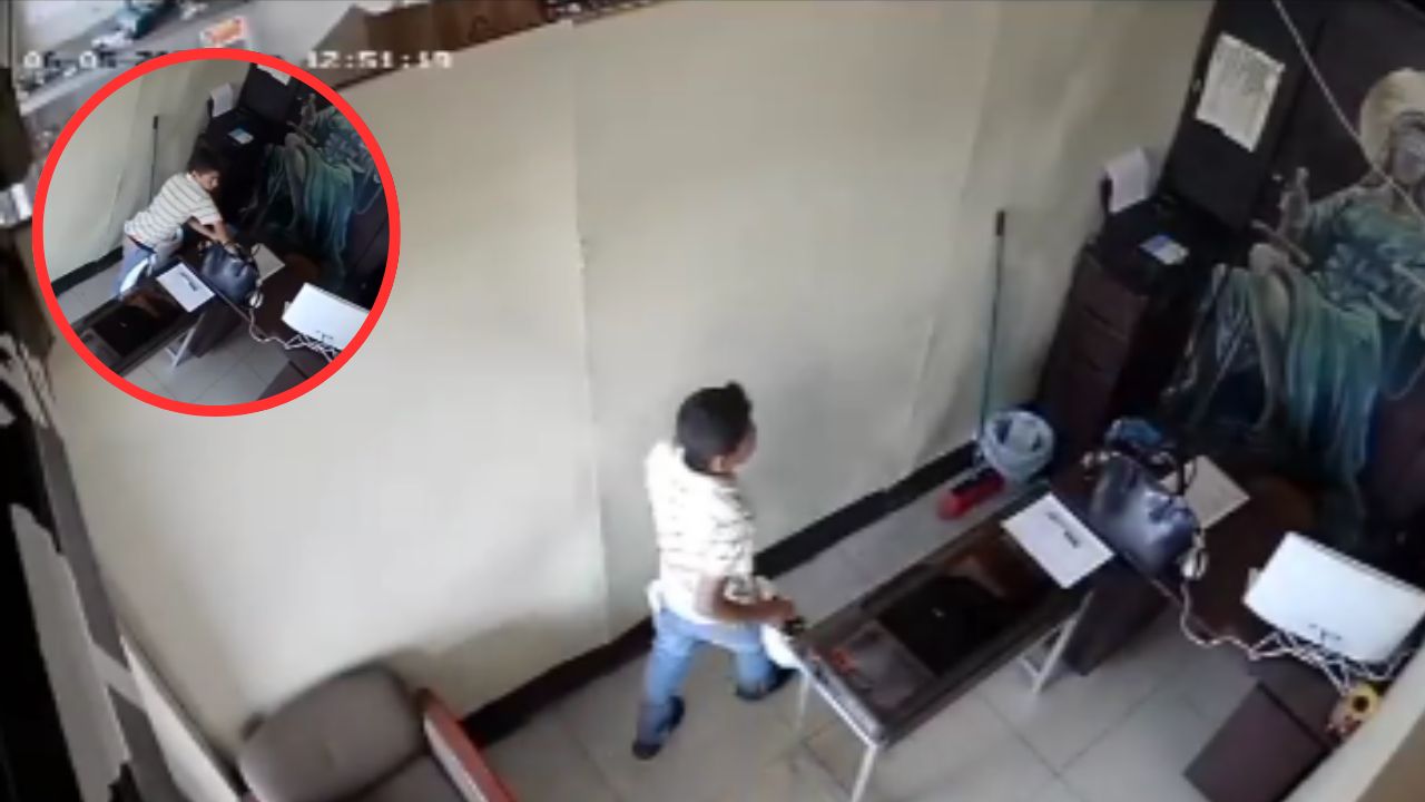 Imagen de Graban a adolescente robando en un bufete en Danlí, El Paraíso