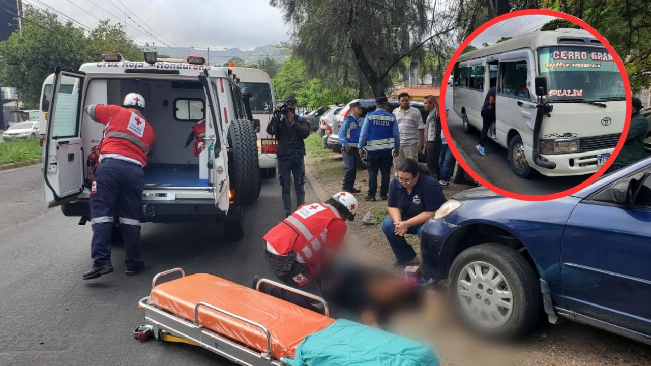 Imagen de Asaltantes empujan a pasajera de rapidito en marcha en Tegucigalpa