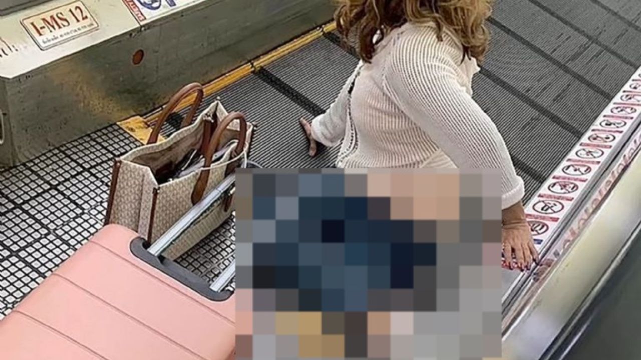 Imagen de Mujer pierde una pierna al atorarse en pasarela móvil de aeropuerto
