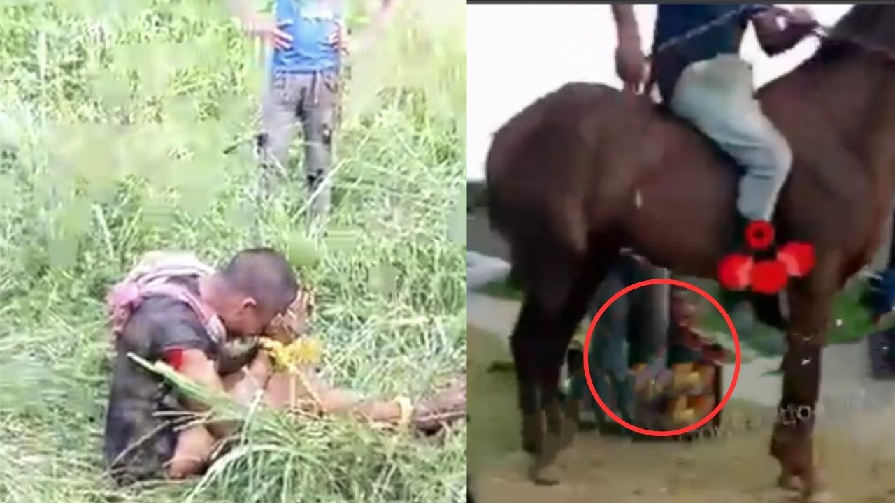 Imagen de Tres hombres amarraron a otro a un caballo para ver cómo perdía la vida
