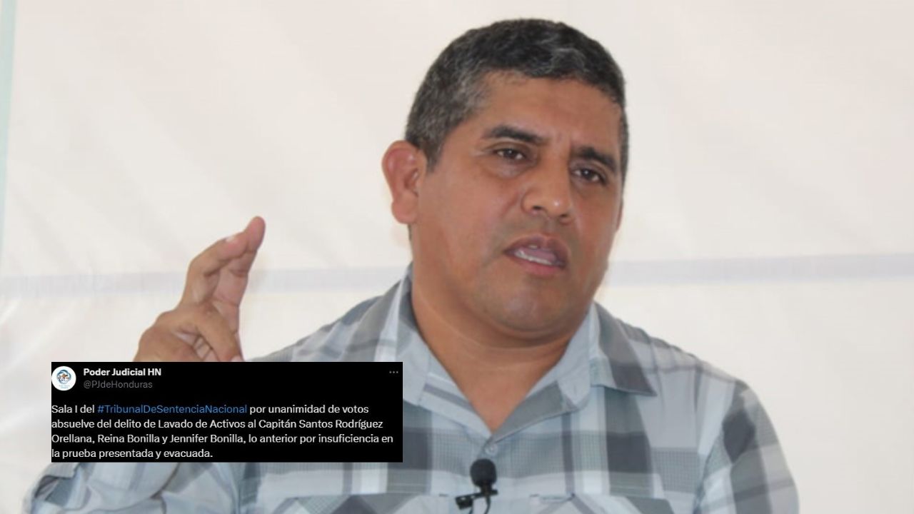 Excapitán Santos Rodríguez Orellana queda absuelto de los delitos que se le imputaban