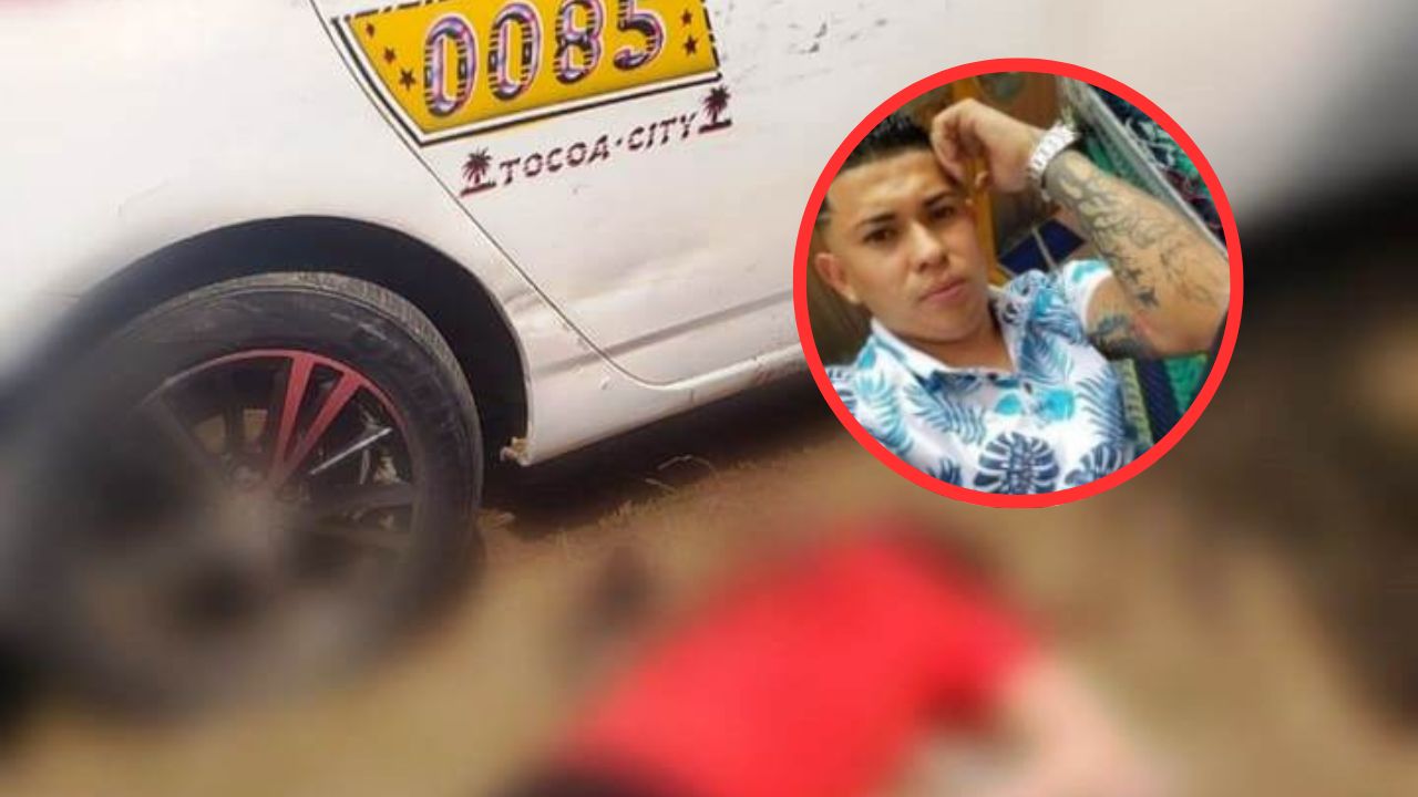 Falsos pasajeros matan a joven taxista en Tocoa; dejaron su cuerpo al lado del auto