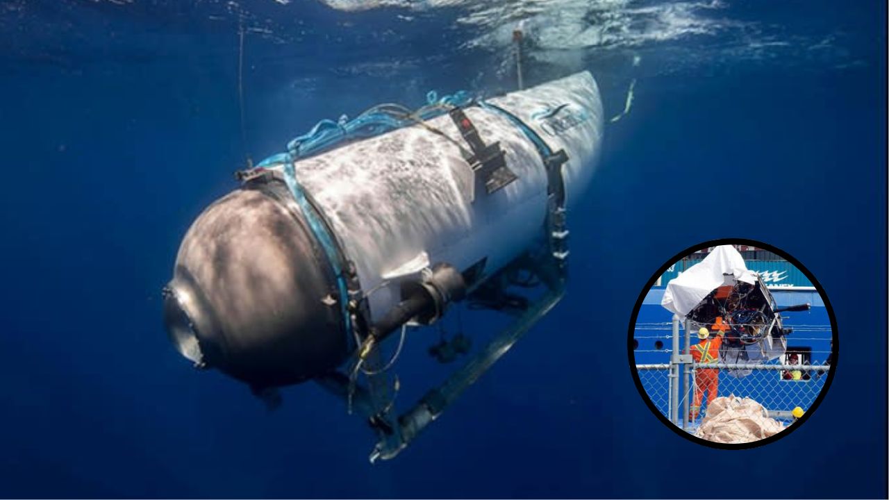 Imagen de VÍDEO: Retiran del mar los primeros escombros del Titán; encuentran restos humanos