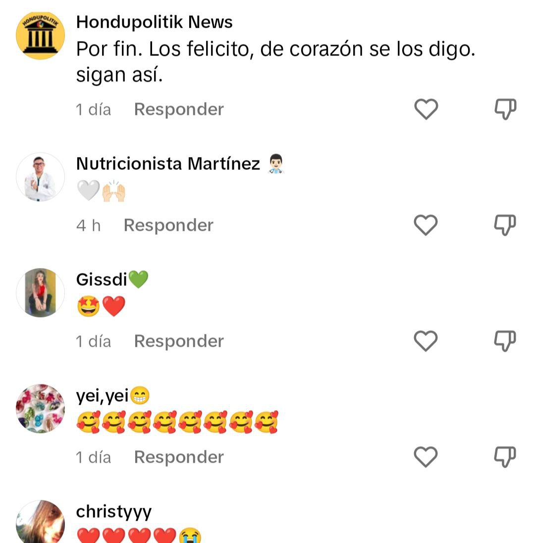 Muchos de los usuarios que comentaron la publicación dejaron comentarios positivos sobre la acción de los jóvenes. Foto: HRN