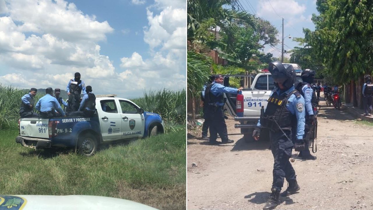 Múltiples elementos de Seguridad llegaron al lugar por la operación policial. Foto: HRN