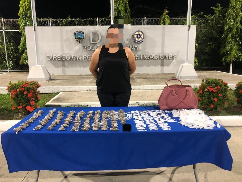 La Katy residía en la misma colonia en la que fue detenida, según lo comunicado por los agentes. Foto: Policía Nacional