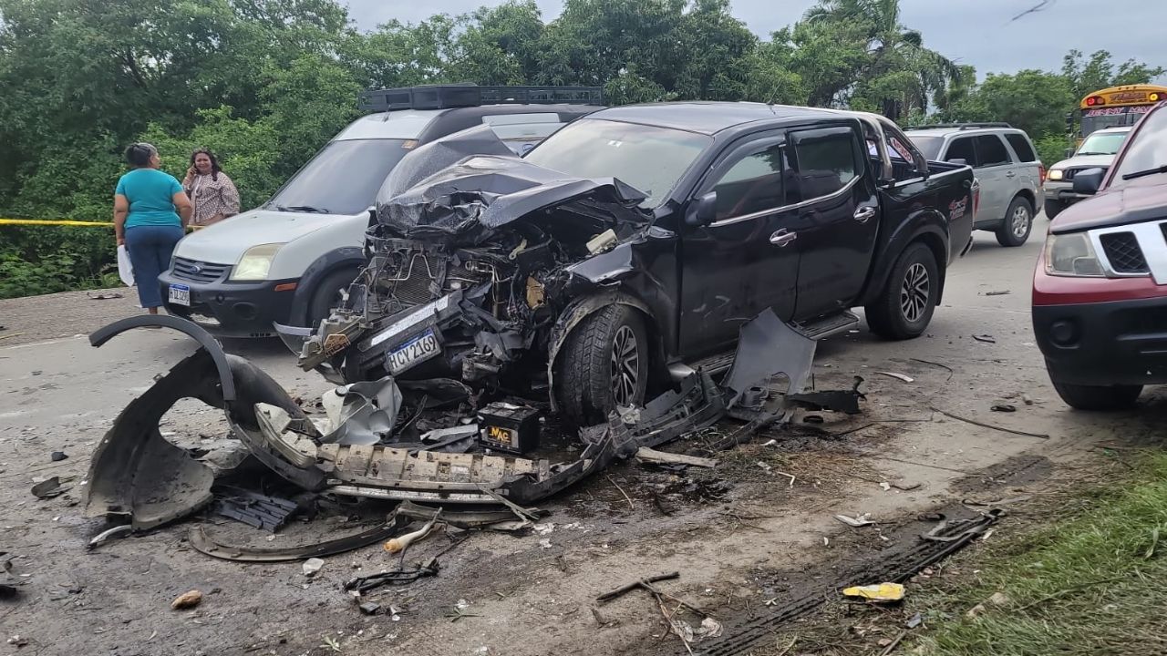 Accidente de dos vehículos provocó la muerte de una persona en El Progreso, Yoro