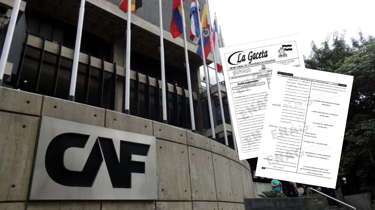 Publican en La Gaceta decreto de adhesión de Honduras a la CAF, aunque no fue aprobada el acta en el CN