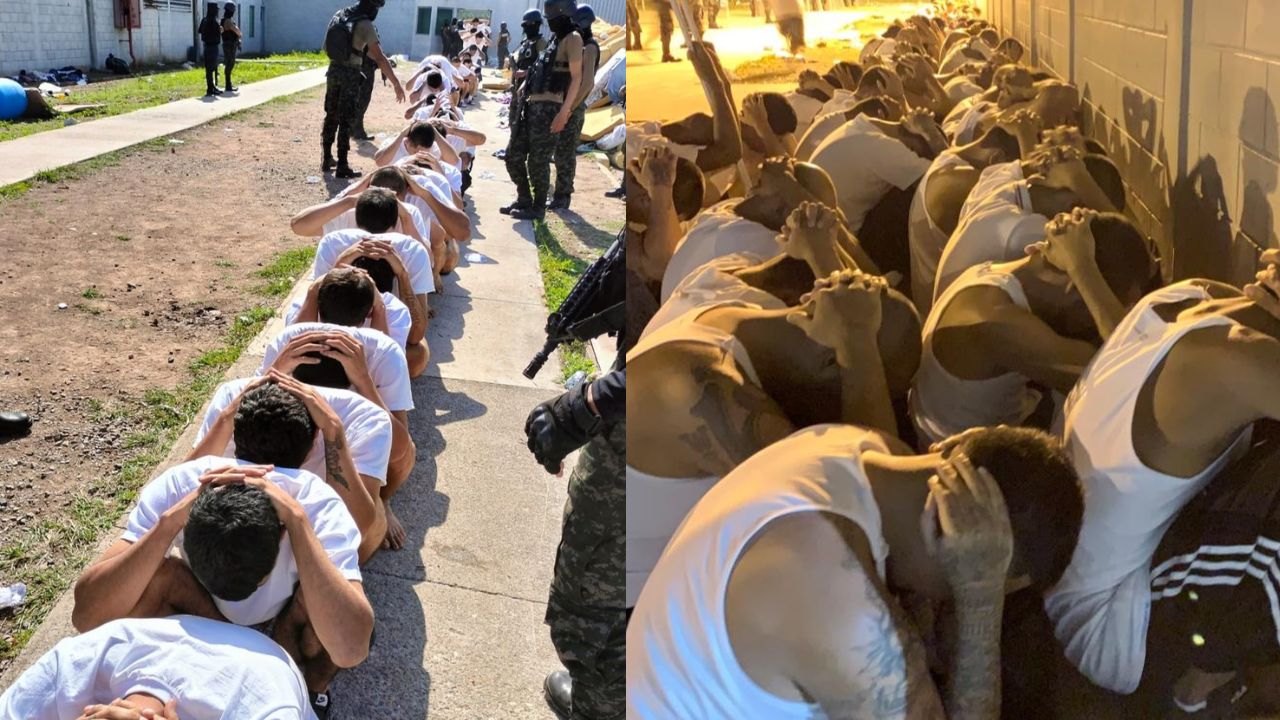 Militares trasladan a 1,628 pandilleros a dos cárceles de máxima seguridad en Honduras