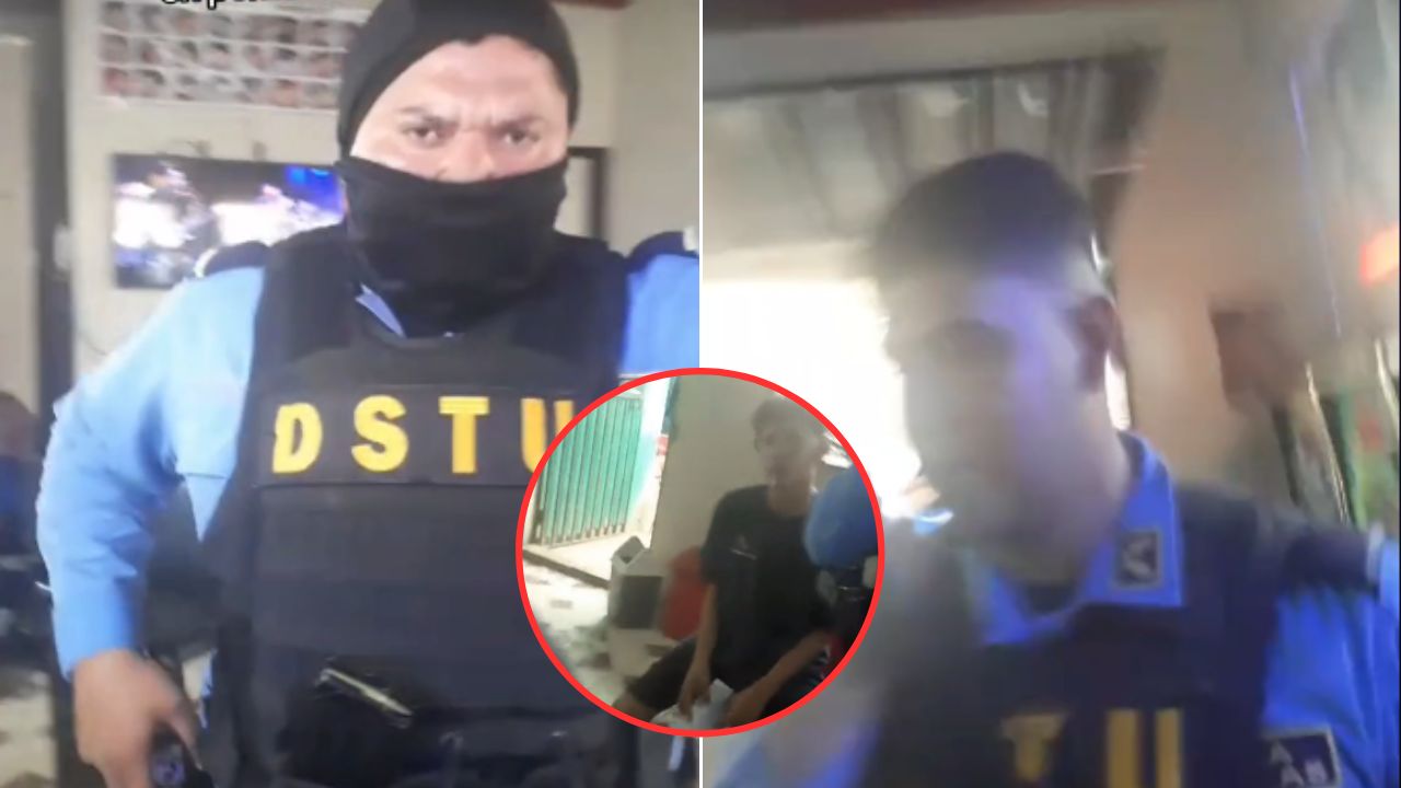 'Yo estoy trabajando': Barbero estaba cortando pelo y policías llegaron a hacer registro en su negocio