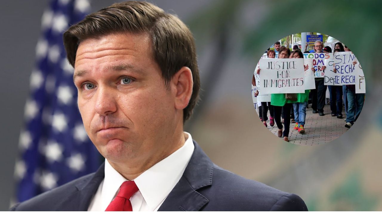 Varias organizaciones demandan a Florida por la nueva ley migratoria de DeSantis
