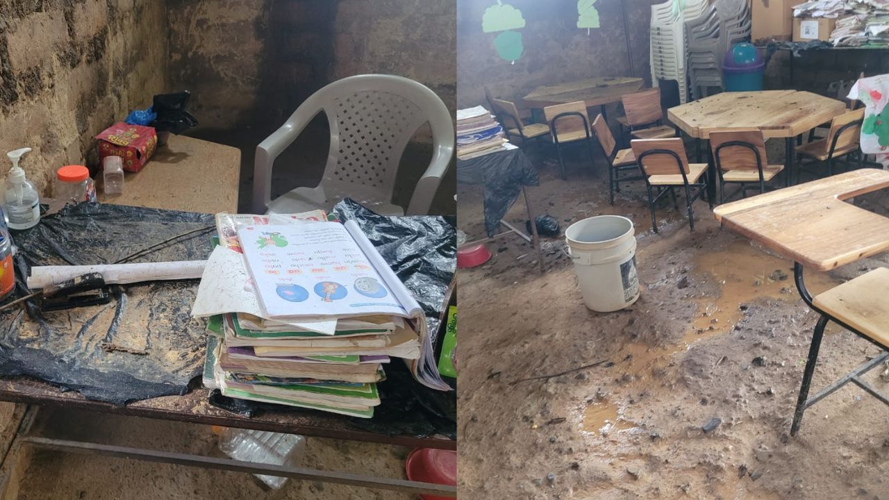 Infraestructura precaria en la Escuela Alexander Velásquez afecta la educación de niños en Flor del Campo, El Triunfo, Choluteca