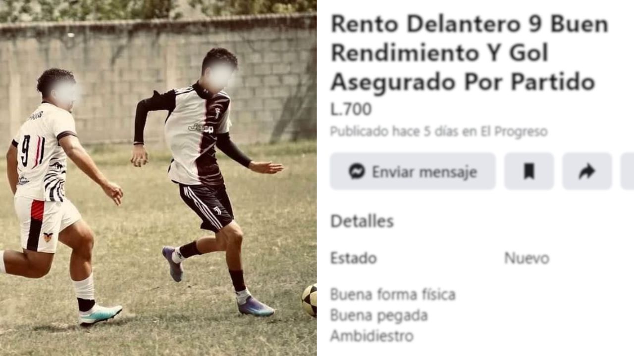 ¿Buen negocio? Alquilan a hondureño para jugar partidos; asegura gol por encuentro