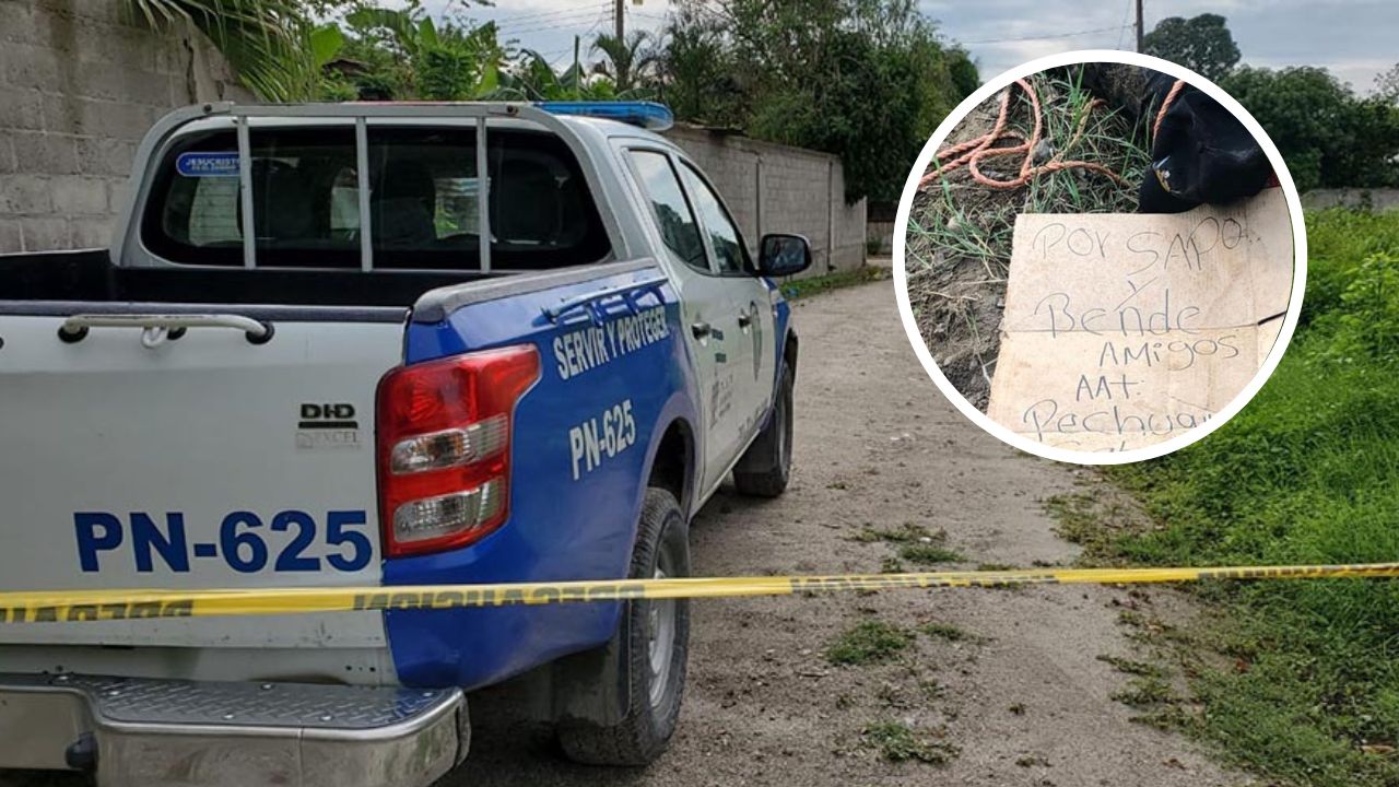 'Vende amigos', le quitan la vida a guardia de seguridad y le dejan rótulo en Colón