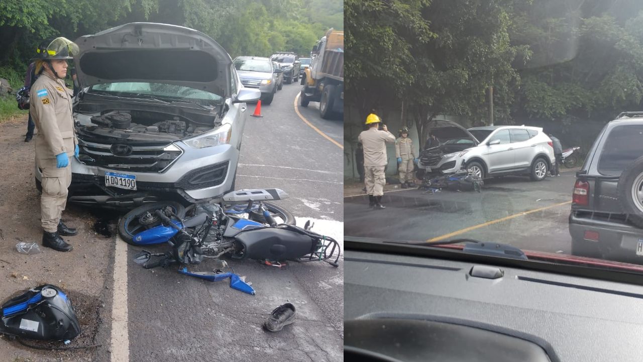 Conductor de motocicleta pierde la vida al impactar con camioneta en carretera a Valle de Ángeles