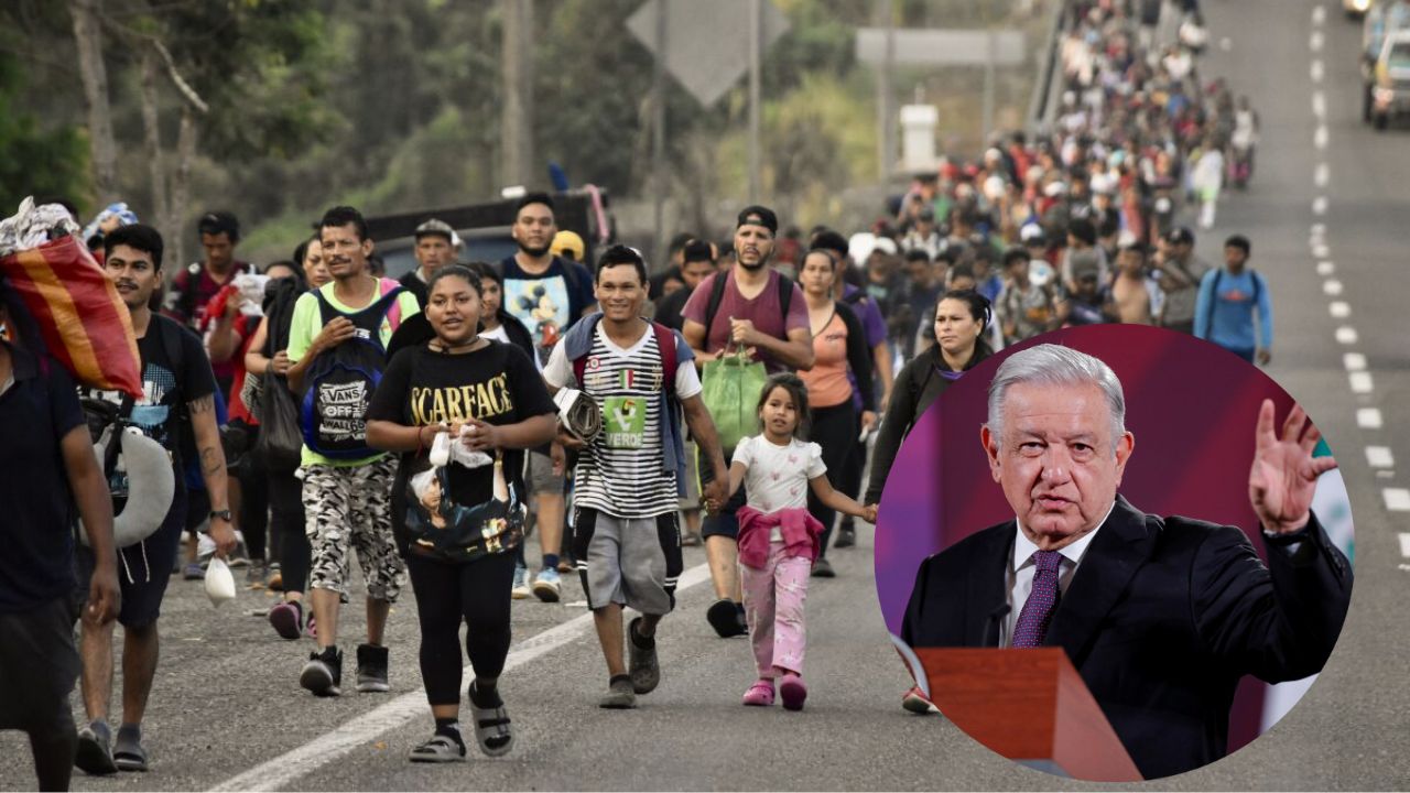 Imagen de Presidente de México asegura que el flujo migratorio a través de México va en descenso