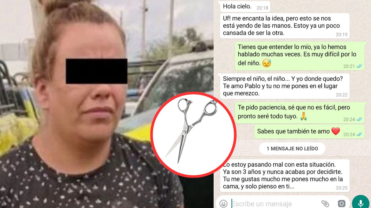 Mujer agredió a su novio con tijeras al descubrir que le era infiel por WhatsApp