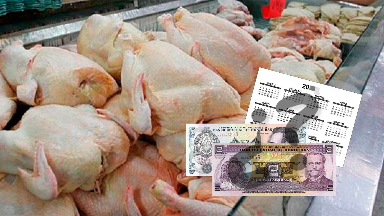 Comerciantes explican hace cuánto costaba L7 la libra de pollo en Honduras