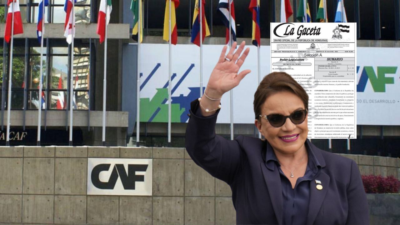 ¿Qué es la CAF y qué otros países, además de Honduras, son sus socios?
