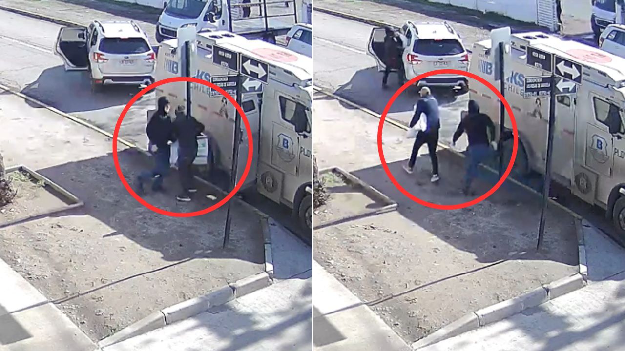 Difunden vídeo que muestra cómo hombres ejecutaron millonario robo en Chile