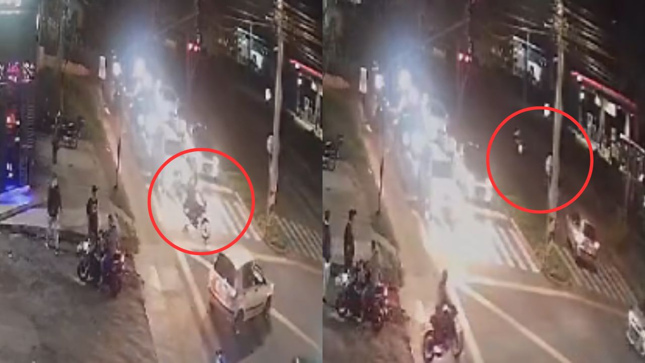 VÍDEO: Joven evita ser secuestrado al lanzarse de motocicleta en movimiento