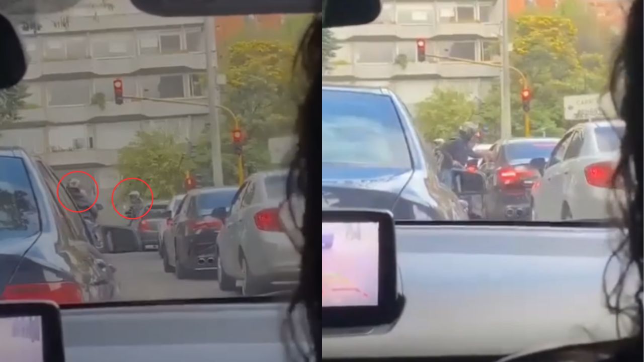 VÍDEO: Asaltan a conductor de vehículo cuando esperaba en el semáforo