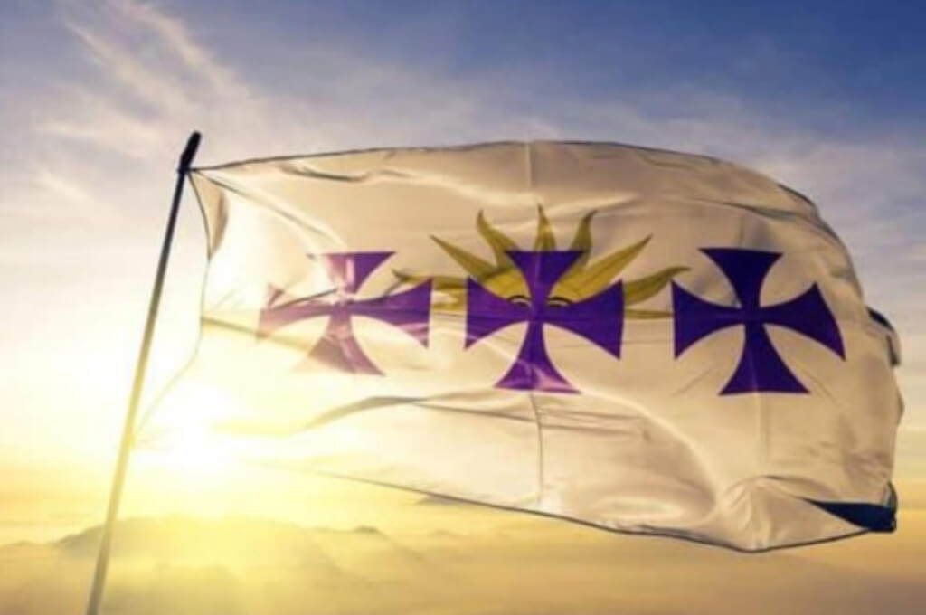 La Bandera de la Raza se izó por primera vez el 12 de octubre de 1932. Foto: Honduras Tips