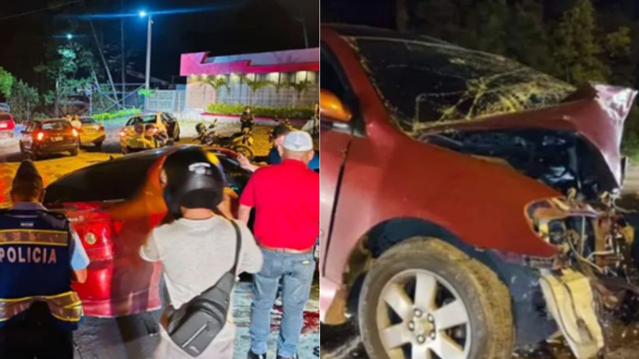 El cuerpo de bomberos llegó al lugar en atención a una llamada de emergencia. Foto: Diseño HRN