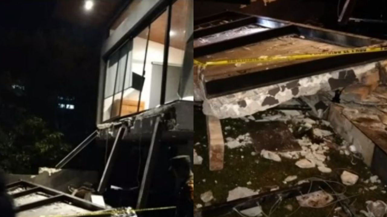 Lugar del accidente por el que Francisco y Diego recibieron fuertes daños. Foto: PorEsto!