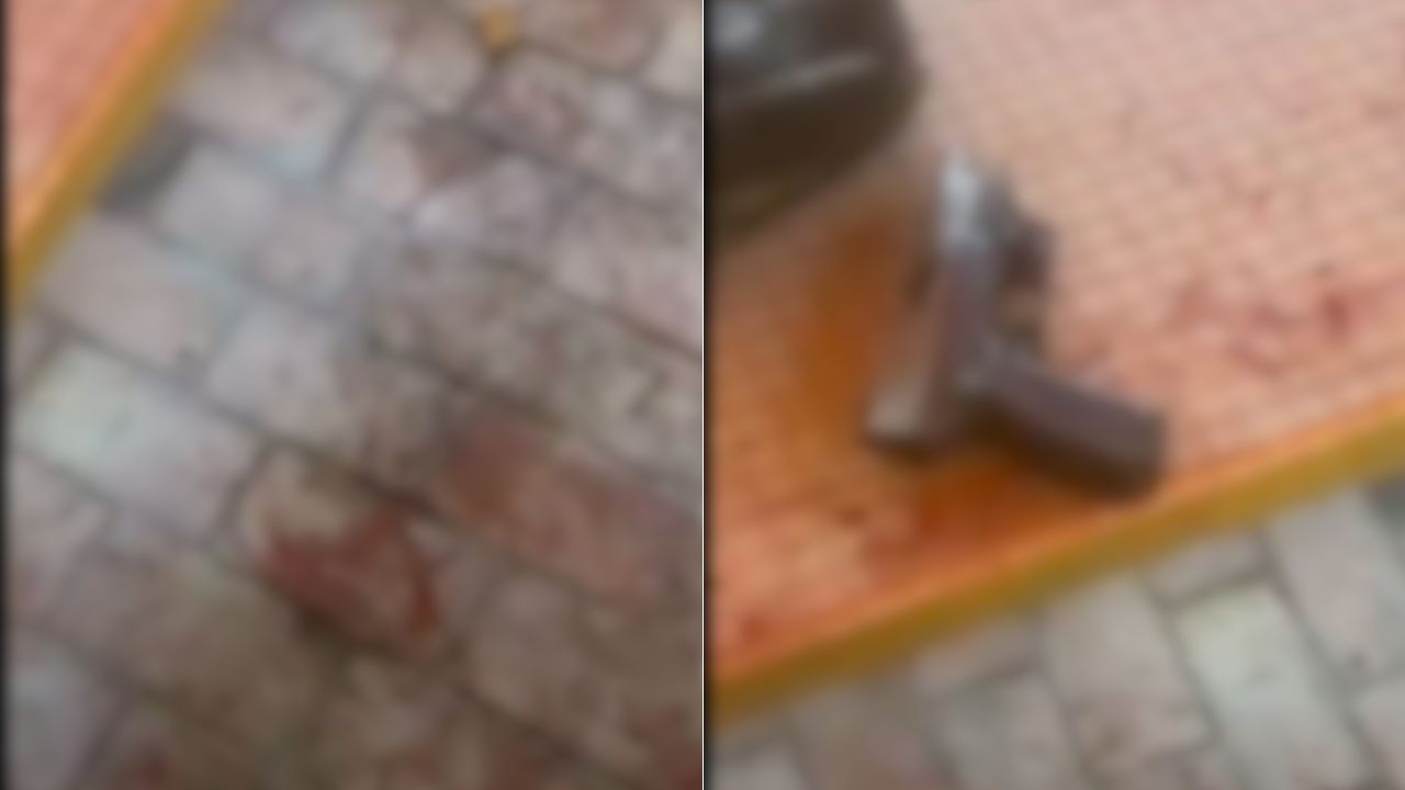 Nermin Sulejmanovic habría torturado a su exesposa, pues en el video se ven manchas de sangre en toda el lugar. Foto: Cortesía