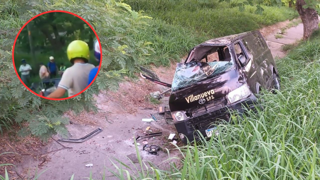 Pasajeros de autobús resultan heridos en accidente vial en Villanueva, Cortés