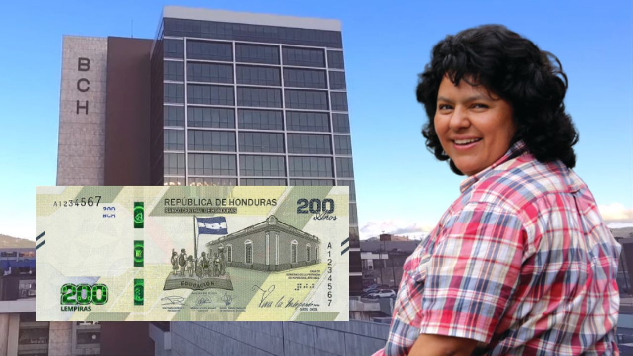Imagen de Berta Cáceres en billete de L 200 no tendrá ningún efecto económico, según el Cohep