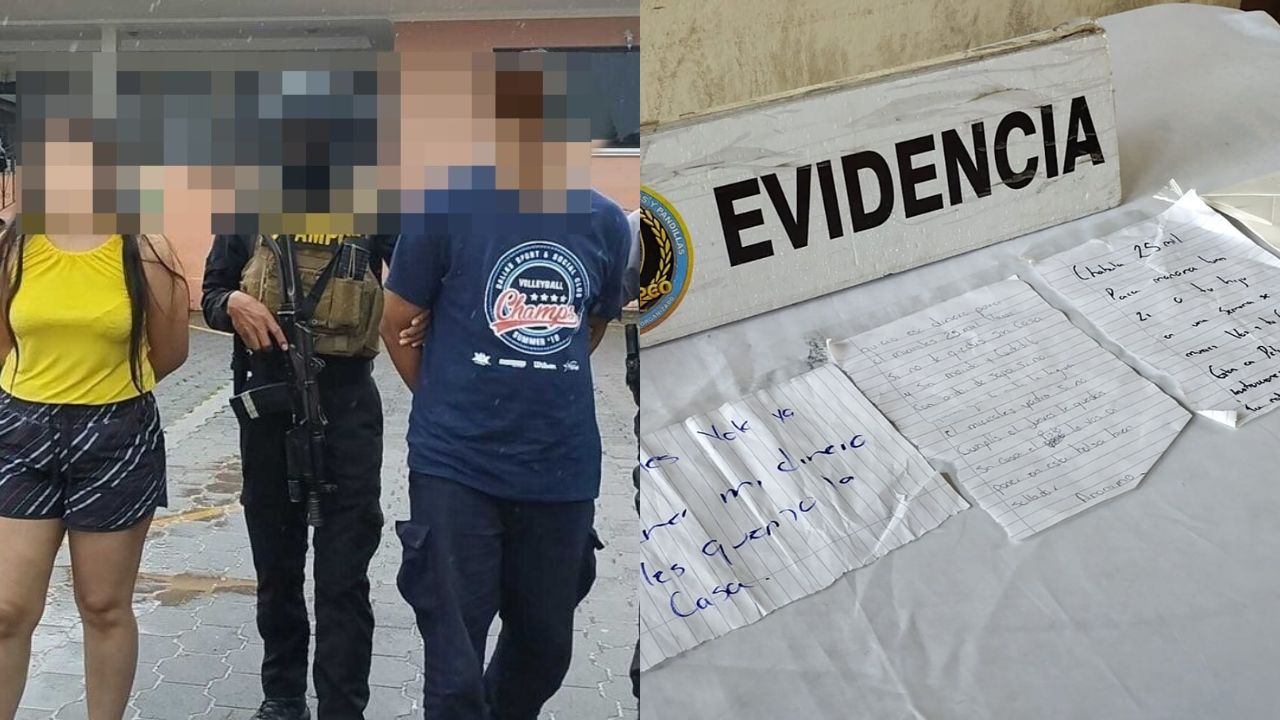 Cae pareja mientras realizaba una ronda de extorsión en la capital