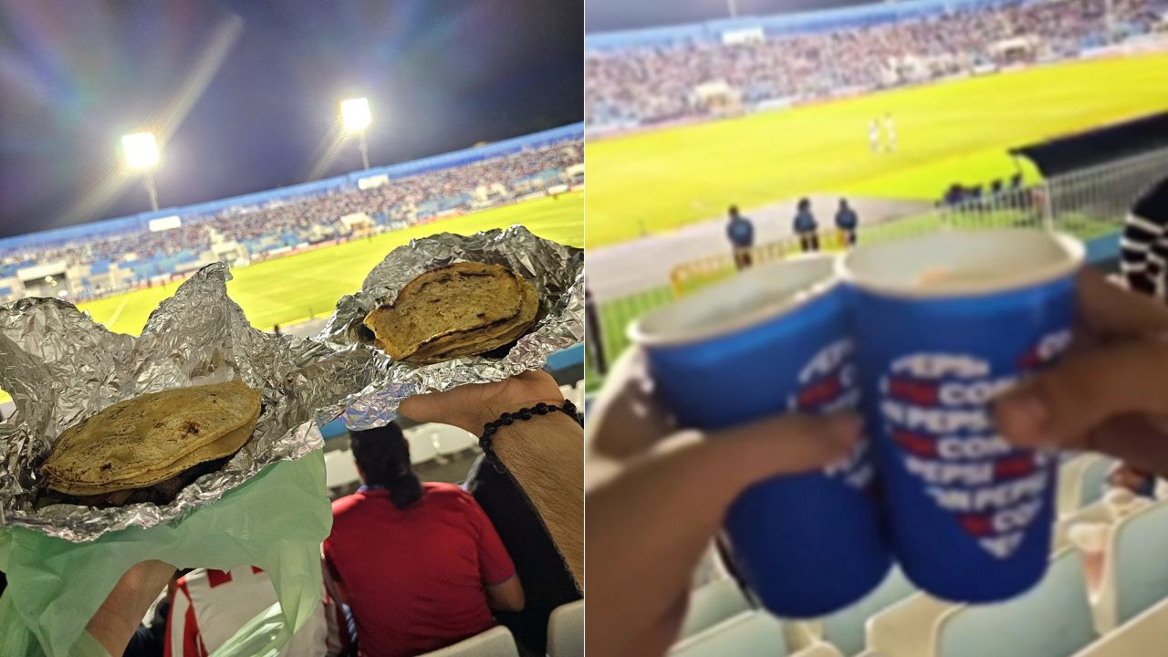 ¿La mejor cita? Pareja celebra su aniversario en el partido de Olimpia vs CAI